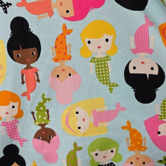 Modcloth Retrolicious Mermaids Dress XL Fit Flare Tank POCKETS Elastic Waist NEW - Picture 4 of 7